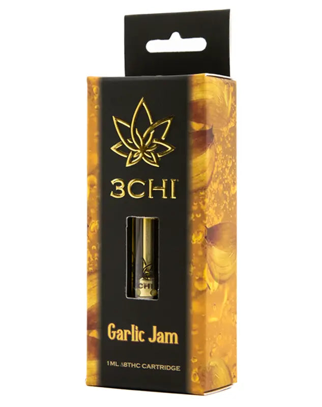 3CHI Delta-8 Garlic Jam Vape Cartridge