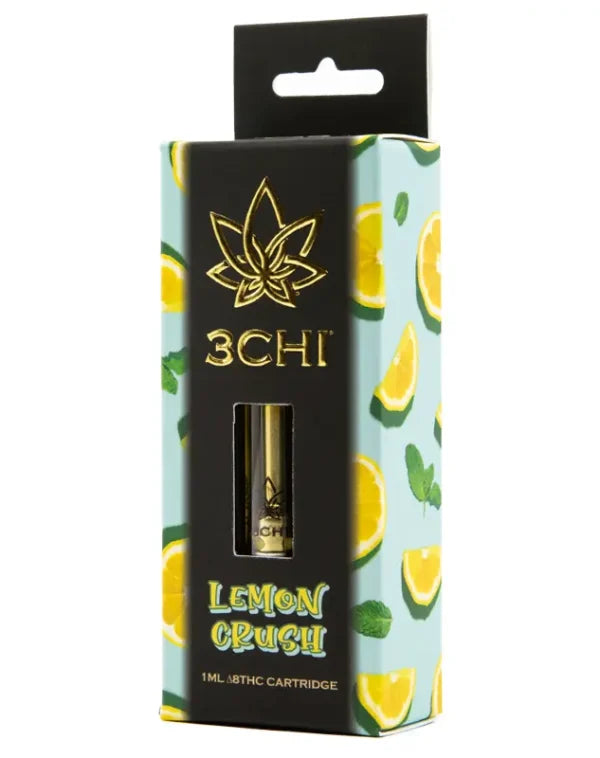3CHI Delta-8 Lemon Crush Vape Cartridge